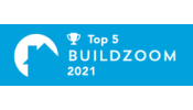 Buildzoom top 5 2021 badge