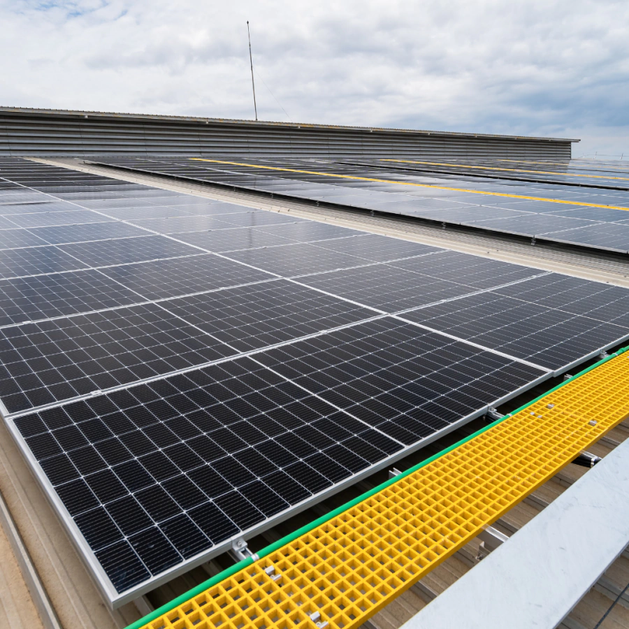 installed solar panels